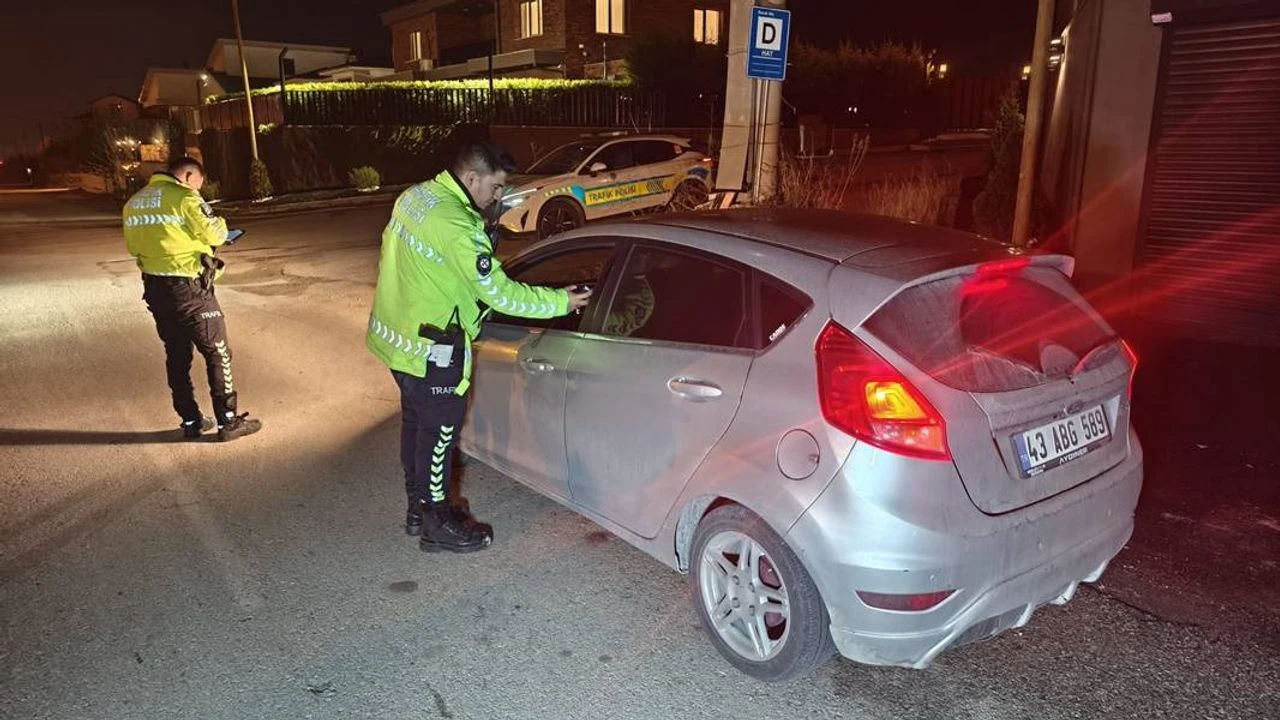 Kütahya’da alkollü sürücülere yönelik denetimler sıklaştırıldı