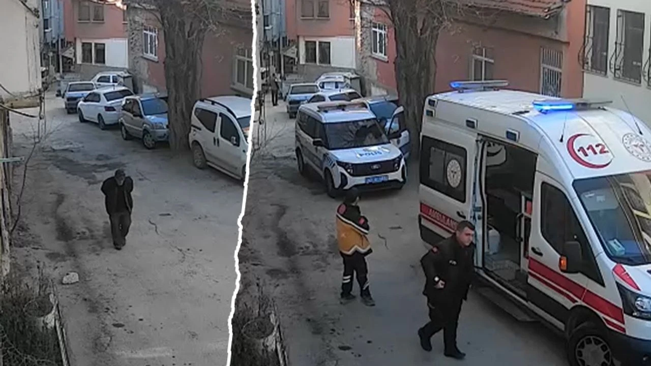 Kütahya’da sokakta ölen yaşlı adamın son görüntüleri ortaya çıktı