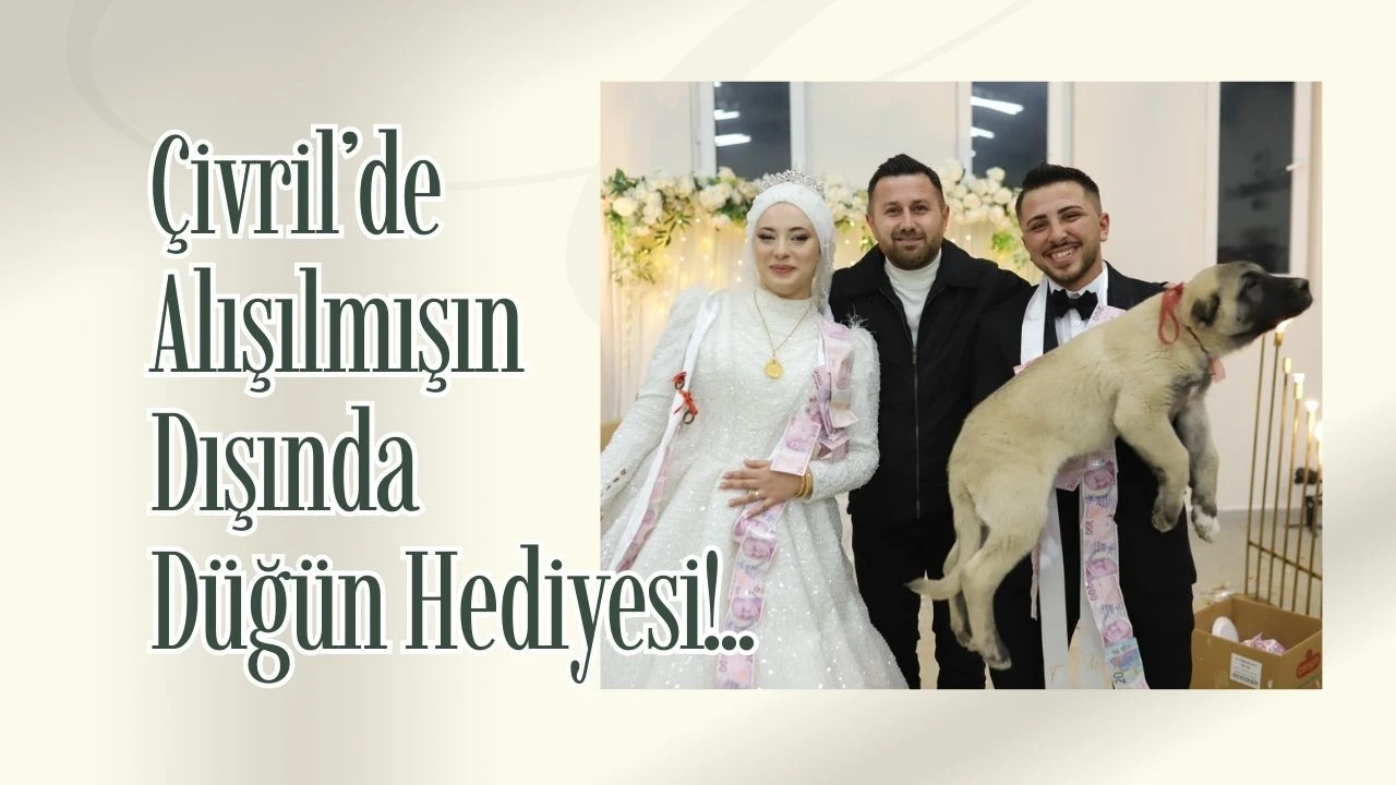 Çivril’de Alışılmışın Dışında Düğün Hediyesi!..