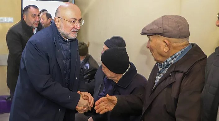 AK Parti Afyonkarahisar İl Başkanı Av. Turgay Şahin, Kayıhan Belediye Başkanı Mustafa Demiray ile bir araya geldi. - 1