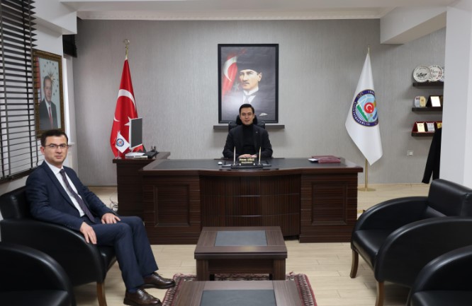 Çevre ve Şehircilik İklim Değişikliği İl Müdürü Merih Karayol’dan Kaymakam Hasan Uğuz’a Ziyaret - 1