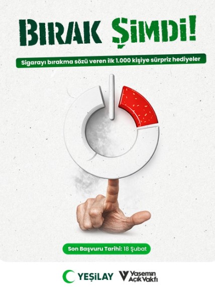 Yeşilay’dan Tütün Bağımlılığına Karşı “Bırak Şimdi” Kampanyası - 1