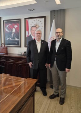 İl Sağlık Müdürü Dr. Hakkı Öztürk, Ankara ziyareti kapsamında Sağlık Bakan Yardımcısı Dr. Yasin Erkoç ile görüştü. - 1