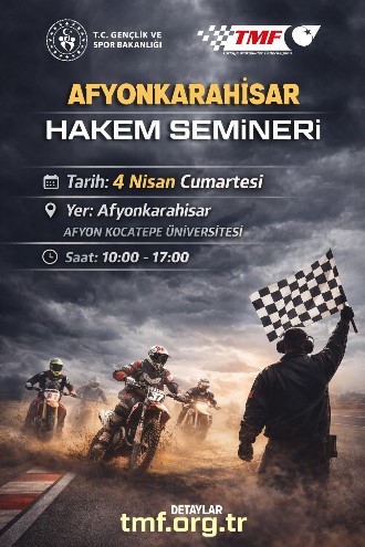 2026 Yılı Aday Hakem Kursu ve Lisans Yenileme Semineri Afyonkarahisar’da Düzenlenecek - 1