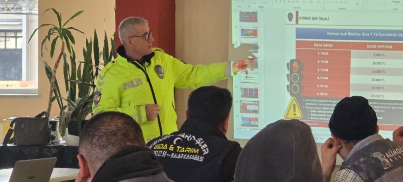 Mermer İşçilerine Trafik Eğitimi - 1