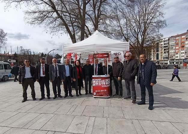 Cumhuriyet Halk Partisi Afyonkarahisar İl Başkanlığı’ndan Kent Meydanında Üye Kayıt Çalışması - 1