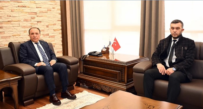 Yeniden Refah Partisi’nden AKÜ Rektörü Karakaş’a Nezaket Ziyareti - 1