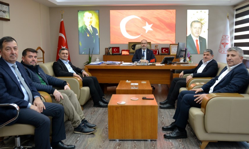 Çobanlar Heyetinden İl Sağlık Müdürü Öztürk’e Ziyaret