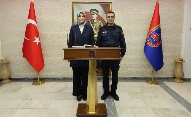 Bakan Yardımcısı Kübra Güran Yiğitbaşı Afyonkarahisar İl Jandarma Komutanlığı’nı Ziyaret Etti - 2