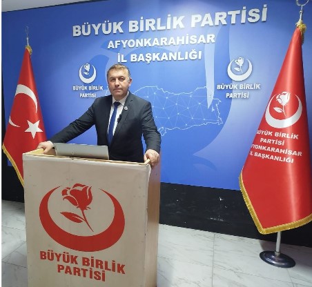 Büyük Birlik Partisi Afyonkarahisar İl Başkanı süleyman çağlar, saldırıya uğrayan Sumud Filosu için tepki gösterdi.